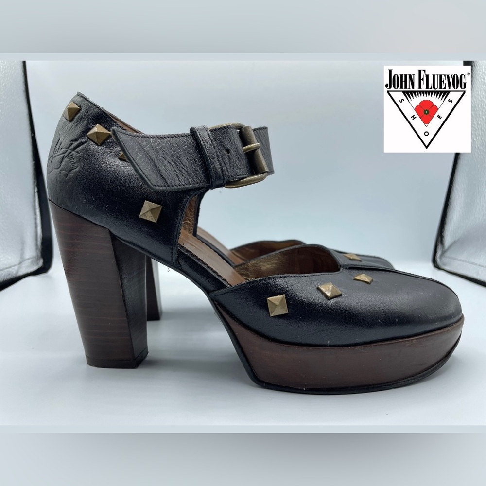 John Fluevog Platform Heels EUC Size 8